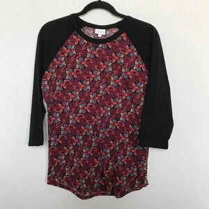 Lularoe Randy Multi Color Baseball T-shirt